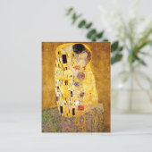 Gustav Klimt Das klassische Kiss-Gemälde Postkarte (Stehend Vorderseite)