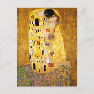 Gustav Klimt Das klassische Kiss-Gemälde Postkarte