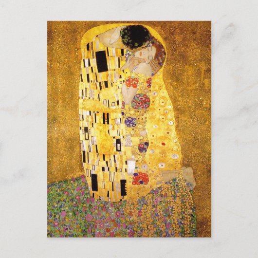 Gustav Klimt Das klassische Kiss-Gemälde Postkarte (Vorderseite)