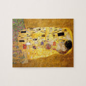 Gustav Klimt Das klassische Kiss-Gemälde Puzzle (Horizontal)