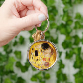 Gustav Klimt Das klassische Kiss-Gemälde Schlüsselanhänger (Hand)