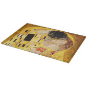 Gustav Klimt Das klassische Kiss-Gemälde Schneidebrett (Ecke)