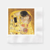 Gustav Klimt Das klassische Kiss-Gemälde Serviette (Vorderseite)