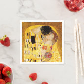 Gustav Klimt Das klassische Kiss-Gemälde Serviette (Beispiel)