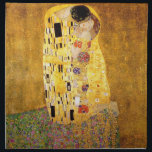 Gustav Klimt Das klassische Kiss-Gemälde Serviette<br><div class="desc">Gustav Klimt Der Kuss Gustav Klimt verwendete in seinem wunderschönen Werk Jugendstil-Frauen und Dekorationskunst echtes Gold. Dieses Klimt-Gemälde hieß "Der Kuss" und ist das bekannteste Jugendstil-Werk, das er je gemalt hat. Das Gemälde Gustav Klimt ist eine Jugendstil-Frau und Mann in einer Umarmung. Die Farben sind überwiegend gold - mit echtem...</div>