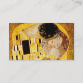 Gustav Klimt Das klassische Kiss-Gemälde Visitenkarte (Rückseite)