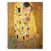 Gustav Klimt das Kuss-Notizbuch Notizblock (Vorderseite)