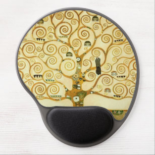 Gustav Klimt der Baum der Leben-Vintagen Kunst Gel Mousepad