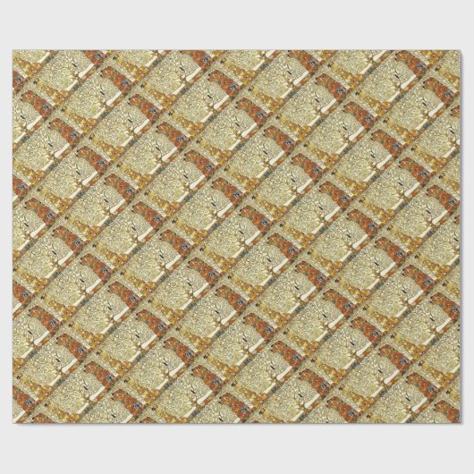 Gustav Klimt - der Baum der Lebenmalerei Geschenkpapier (Flach)