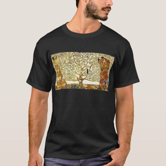Gustav Klimt - der Baum der Lebenmalerei T-Shirt (Vorderseite)