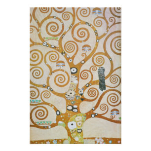 Gustav Klimt Der Baum des Lebens Art Nouveau Poster