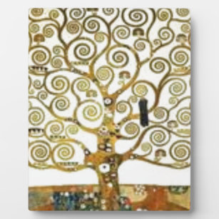 Gustav Klimt - der Baum des Lebens Fotoplatte