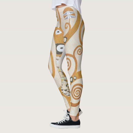 Gustav Klimt Der Baum des Lebens Jugendstil Leggings (Links)