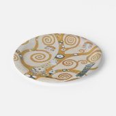 Gustav Klimt Der Baum des Lebens Jugendstil Pappteller (Schrägansicht)