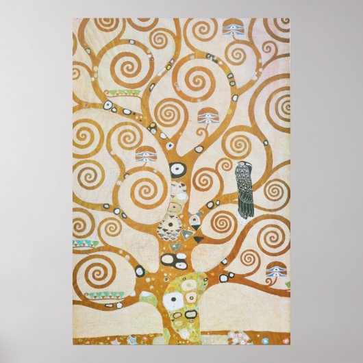 Gustav Klimt Der Baum des Lebens Jugendstil Poster (Vorne)