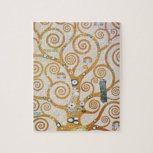 Gustav Klimt Der Baum des Lebens Jugendstil Puzzle (Vertikal)
