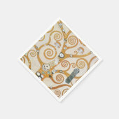Gustav Klimt Der Baum des Lebens Jugendstil Serviette (Ecke)