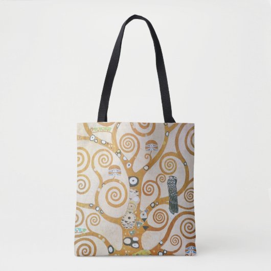 Gustav Klimt Der Baum des Lebens Jugendstil Tasche (Vorderseite)