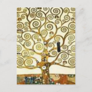 Gustav Klimt - der Baum des Lebens Postkarte