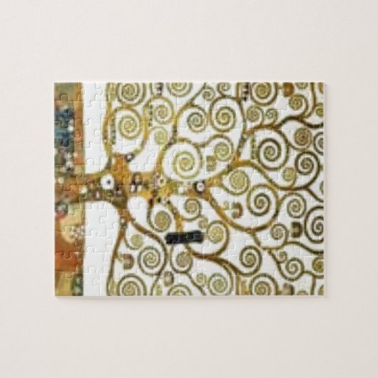 Gustav Klimt - der Baum des Lebens Puzzle (Horizontal)