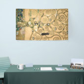 Gustav Klimt - Der Baum des Lebens, Stoclet Frieze Banner (Messeveranstaltung)