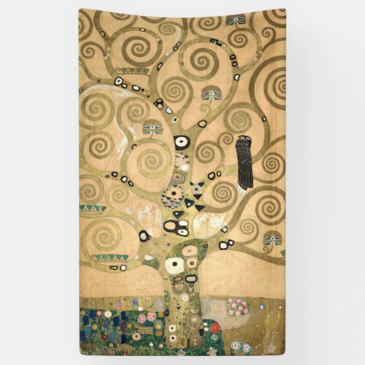 Gustav Klimt - Der Baum des Lebens, Stoclet Frieze Banner (Vertikal)