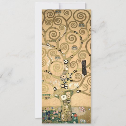 Gustav Klimt - Der Baum des Lebens, Stoclet Frieze Einladung (Vorderseite)