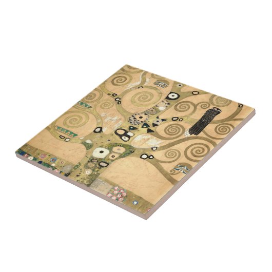 Gustav Klimt - Der Baum des Lebens, Stoclet Frieze Fliese (Seite)
