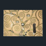 Gustav Klimt - Der Baum des Lebens, Stoclet Frieze Fußmatte<br><div class="desc">The Tree of Life,  Stoclet Frieze,  zentraler Teil der links Tafel - Gustav Klimt,  Pappe,  1909</div>