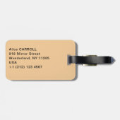 Gustav Klimt - Der Baum des Lebens, Stoclet Frieze Gepäckanhänger (Rückseite horizontal)