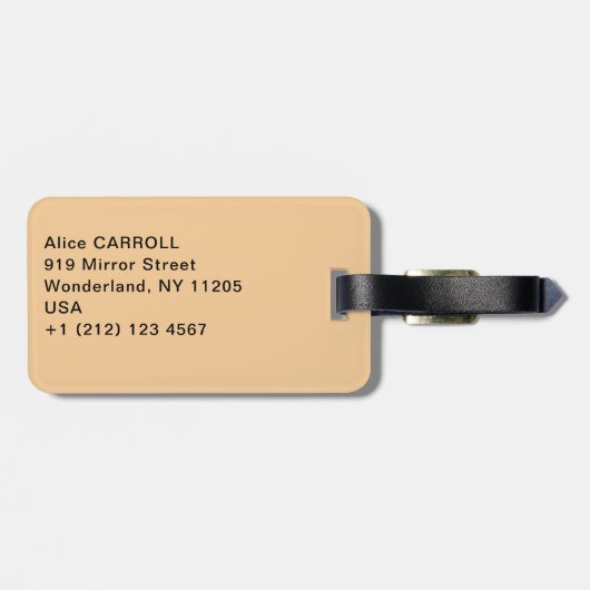 Gustav Klimt - Der Baum des Lebens, Stoclet Frieze Gepäckanhänger (Rückseite horizontal)