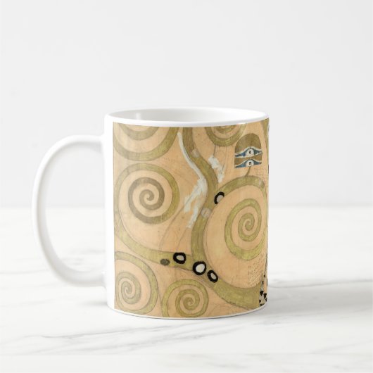 Gustav Klimt - Der Baum des Lebens, Stoclet Frieze Kaffeetasse (Links)