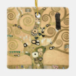 Gustav Klimt - Der Baum des Lebens, Stoclet Frieze Keramikornament<br><div class="desc">The Tree of Life,  Stoclet Frieze,  zentraler Teil der links Tafel - Gustav Klimt,  Pappe,  1909</div>