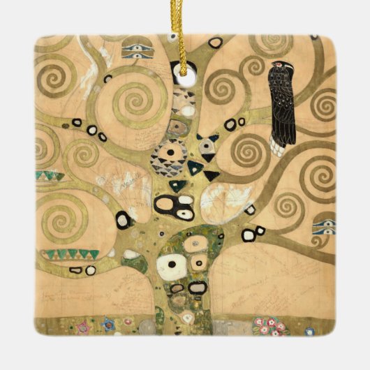 Gustav Klimt - Der Baum des Lebens, Stoclet Frieze Keramikornament (Vorderseite)