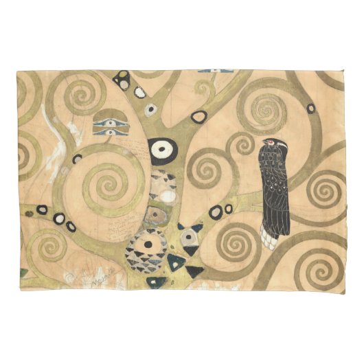 Gustav Klimt - Der Baum des Lebens, Stoclet Frieze Kissenbezug (Vorderseite)