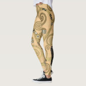 Gustav Klimt - Der Baum des Lebens, Stoclet Frieze Leggings (Links)