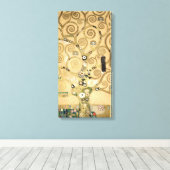 Gustav Klimt - Der Baum des Lebens, Stoclet Frieze Leinwanddruck (Insitu (Holzboden))