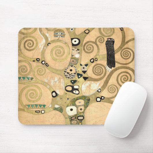 Gustav Klimt - Der Baum des Lebens, Stoclet Frieze Mousepad (Mit Mouse)