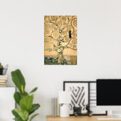 Gustav Klimt - Der Baum des Lebens, Stoclet Frieze Poster (Heimbüro)
