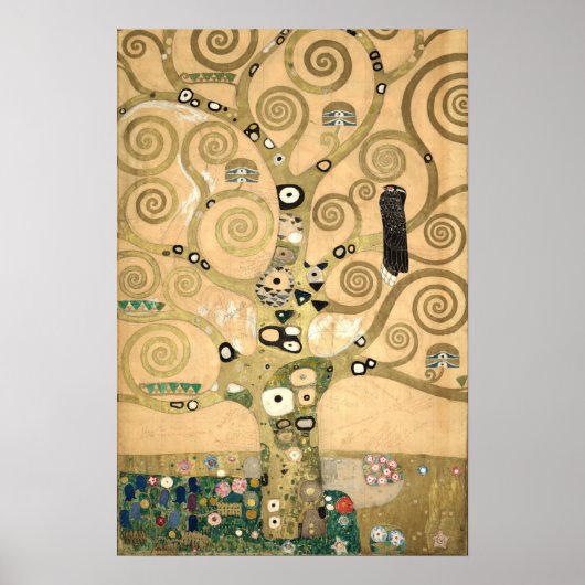 Gustav Klimt - Der Baum des Lebens, Stoclet Frieze Poster (Vorne)
