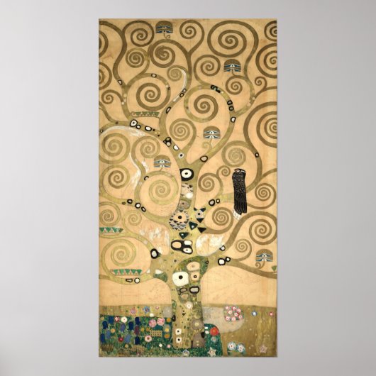 Gustav Klimt - Der Baum des Lebens, Stoclet Frieze Poster (Vorne)
