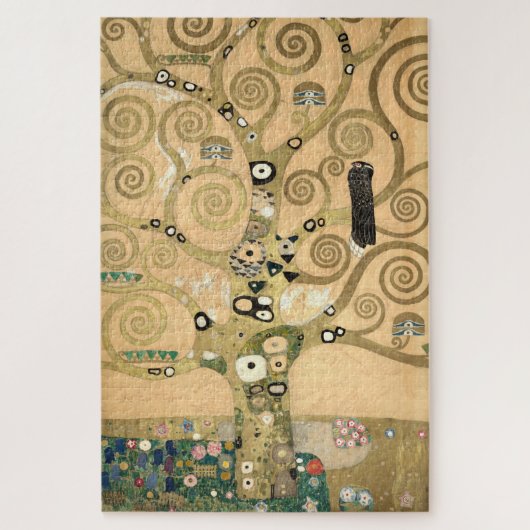 Gustav Klimt - Der Baum des Lebens, Stoclet Frieze Puzzle (Vertikal)