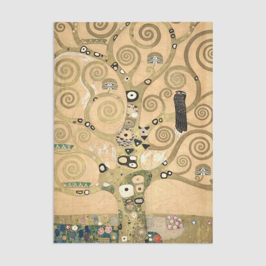 Gustav Klimt - Der Baum des Lebens, Stoclet Frieze Seidenpapier