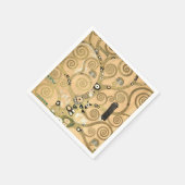 Gustav Klimt - Der Baum des Lebens, Stoclet Frieze Serviette (Ecke)
