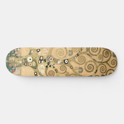 Gustav Klimt - Der Baum des Lebens, Stoclet Frieze Skateboard (Horizontal)