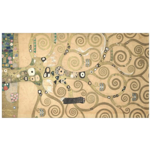 Gustav Klimt - Der Baum des Lebens, Stoclet Frieze Tischdecke (Vorderseite (Horizontal))