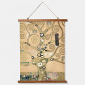 Gustav Klimt - Der Baum des Lebens, Stoclet Frieze Wandteppich Mit Holzrahmen (Vorderseite)