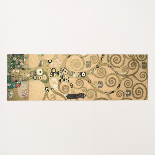 Gustav Klimt - Der Baum des Lebens, Stoclet Frieze Yogamatte (Rückseite (Horizontal))