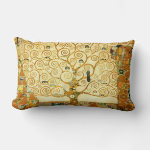 Gustav Klimt Der Baum Des Lebens Vintage Art Nouve Lendenkissen
