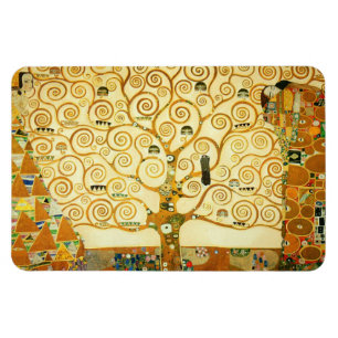 Gustav Klimt Der Baum des Lebens Vintage Art Nouve Magnet
